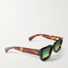 Cervantes Square-Frame Tortoiseshell Acetate Sunglasses - FR