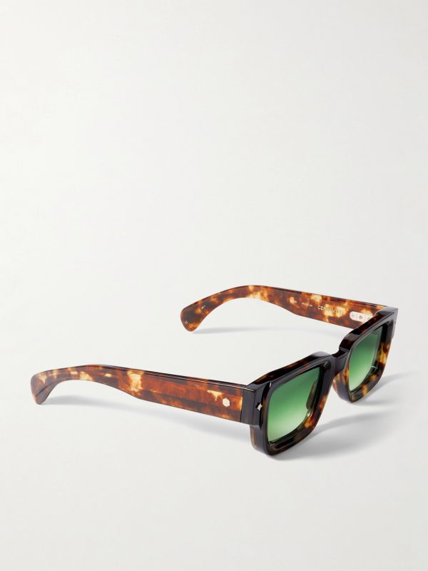 Cervantes Square-Frame Tortoiseshell Acetate Sunglasses - FR