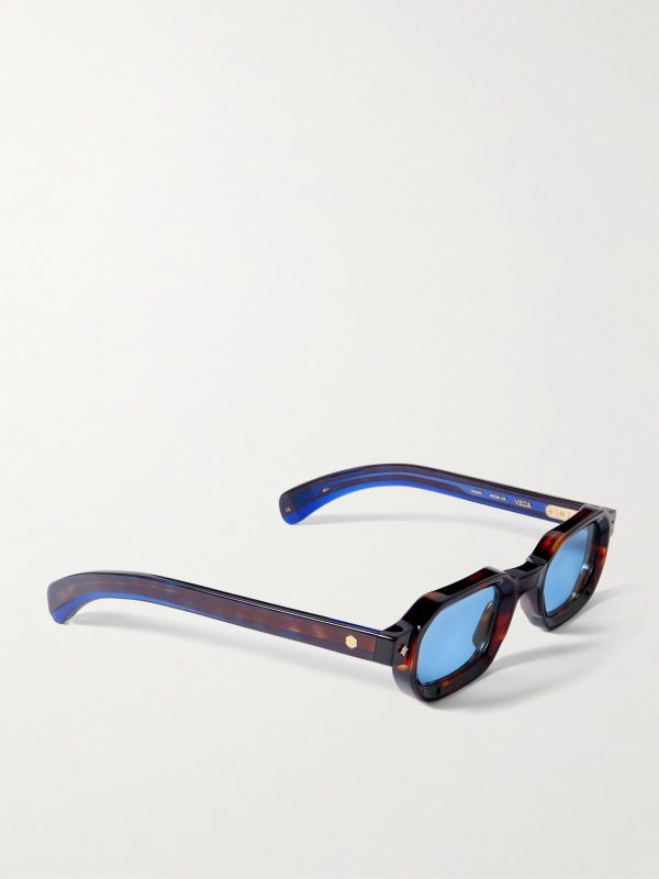 Vega Ad-1 Square-Frame Tortoiseshell Acetate Sunglasses - FR Vega Ad-1 Square-Frame Tortoiseshell Acetate Sunglasses - FR