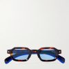 Vega Ad-1 Square-Frame Tortoiseshell Acetate Sunglasses Vega Ad-1 Square-Frame Tortoiseshell Acetate Sunglasses