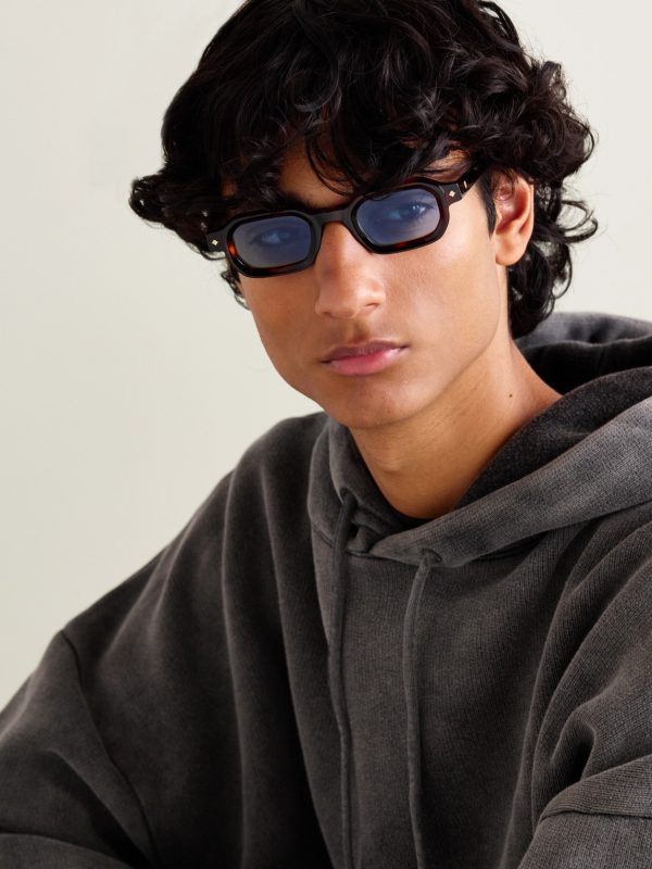 Vega Ad-1 Square-Frame Tortoiseshell Acetate Sunglasses - OU Vega Ad-1 Square-Frame Tortoiseshell Acetate Sunglasses - OU