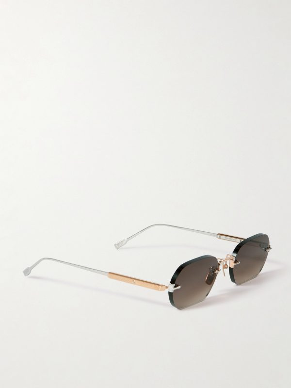 Terebellum IV Square-Frame Titanium Sunglasses - FR