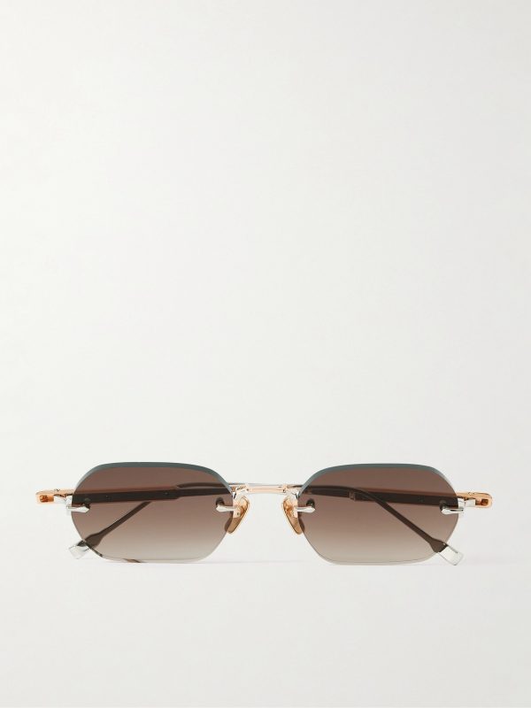 Terebellum IV Square-Frame Titanium Sunglasses