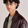 Hadar-T Square-Frame Titanium Sunglasses - OU