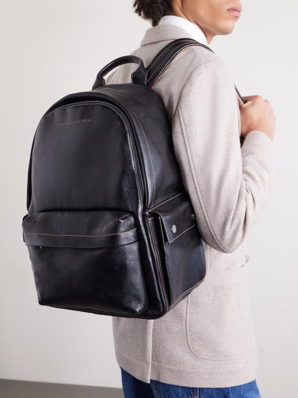 Full-Grain Leather Backpack - FR Full-Grain Leather Backpack - FR