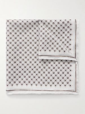 Printed Silk Pocket Square Printed Silk Pocket Square