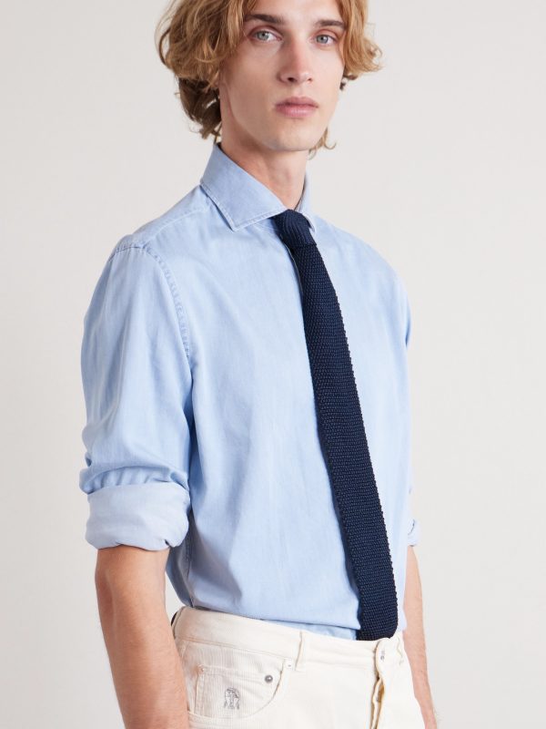 6cm Knitted Silk Tie - CU