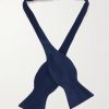 Self-Tie Duchesse Cotton and Silk-Blend Satin Bow Tie - E1