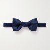 Self-Tie Duchesse Cotton and Silk-Blend Satin Bow Tie