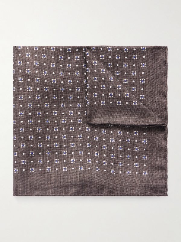 Printed Silk Pocket Square Printed Silk Pocket Square