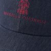 Logo-Embroidered Linen Baseball Cap - CU Logo-Embroidered Linen Baseball Cap - CU