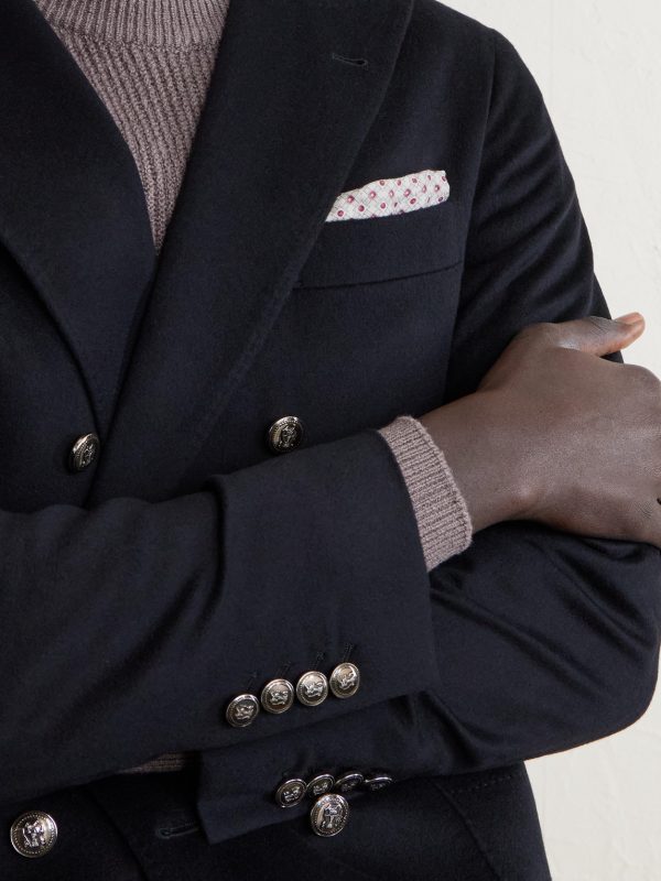 Printed Silk Pocket Square - FR Printed Silk Pocket Square - FR
