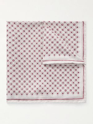 Printed Silk Pocket Square Printed Silk Pocket Square