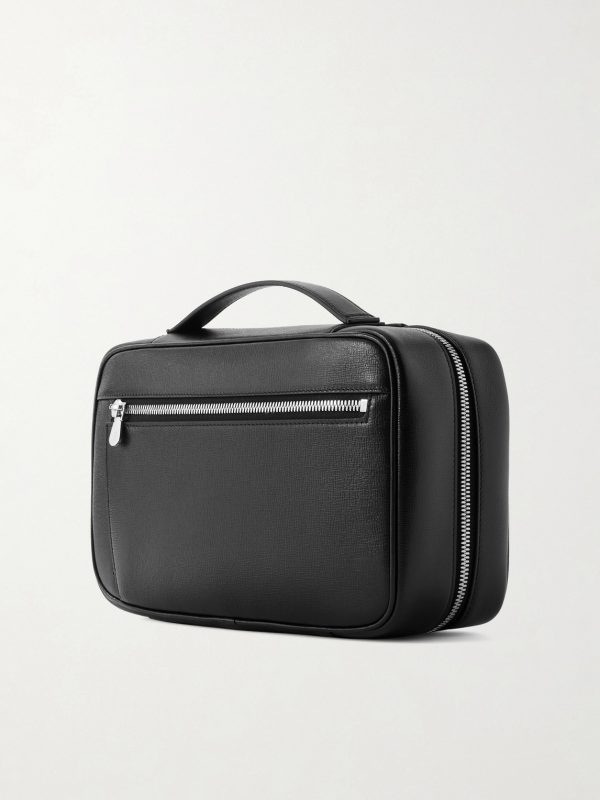 Leather Wash Bag - BK