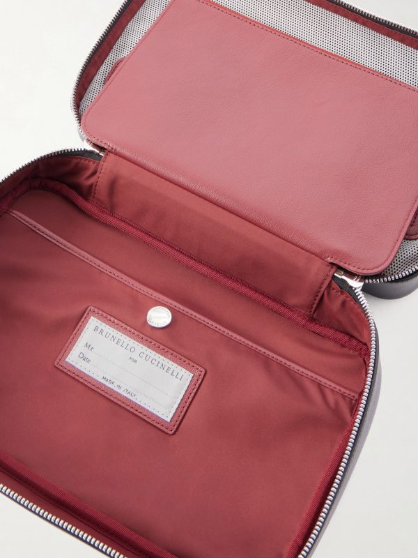 Leather Wash Bag - E1