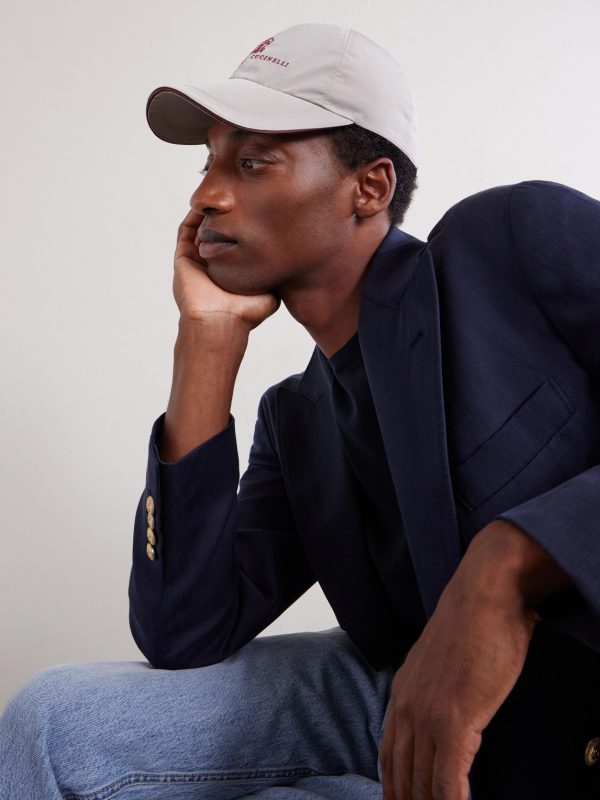 Logo-Embroidered Shell Cap - FR Logo-Embroidered Shell Cap - FR