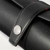 Textured-Leather Watch Roll - CU Textured-Leather Watch Roll - CU