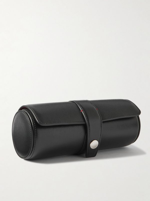 Textured-Leather Watch Roll Textured-Leather Watch Roll