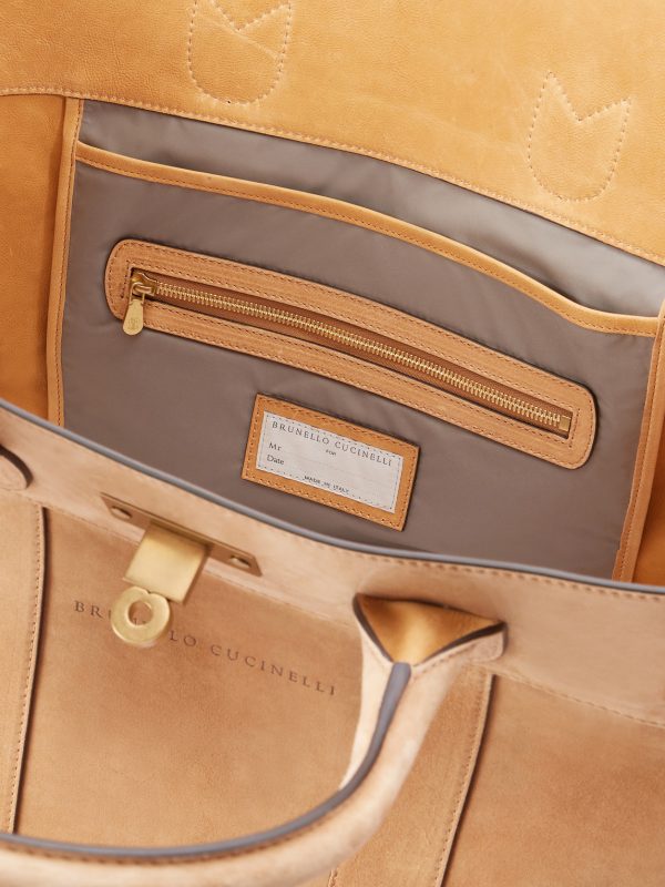 Suede Weekend Bag - E1 Suede Weekend Bag - E1
