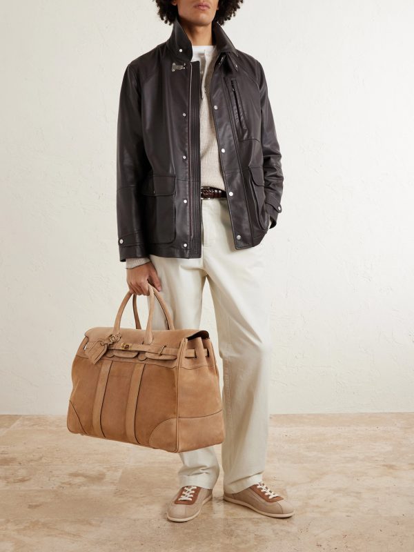 Suede Weekend Bag - OU Suede Weekend Bag - OU