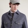 Logo-Embroidered Leather-Trimmed Cotton-Twill Baseball Cap - OU Logo-Embroidered Leather-Trimmed Cotton-Twill Baseball Cap - OU