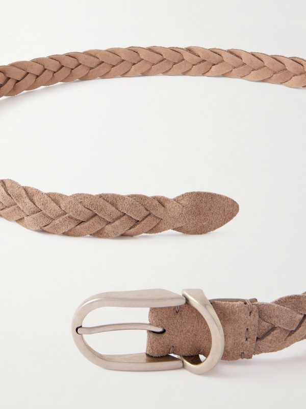 3cm Woven Suede Belt - E1 3cm Woven Suede Belt - E1