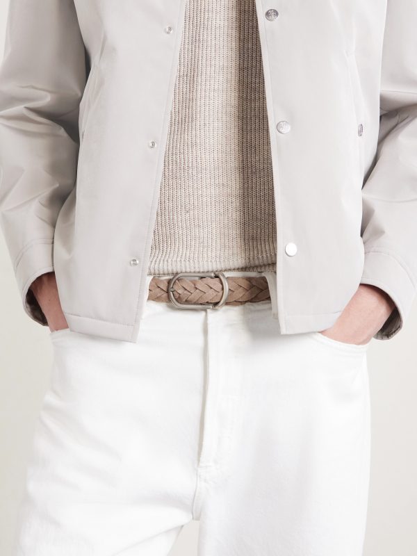 3cm Woven Suede Belt - FR 3cm Woven Suede Belt - FR