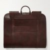 Leather Suit Carrier - BK