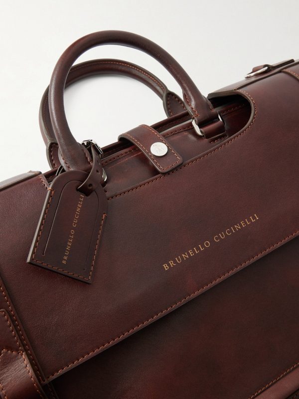 Leather Suit Carrier - CU