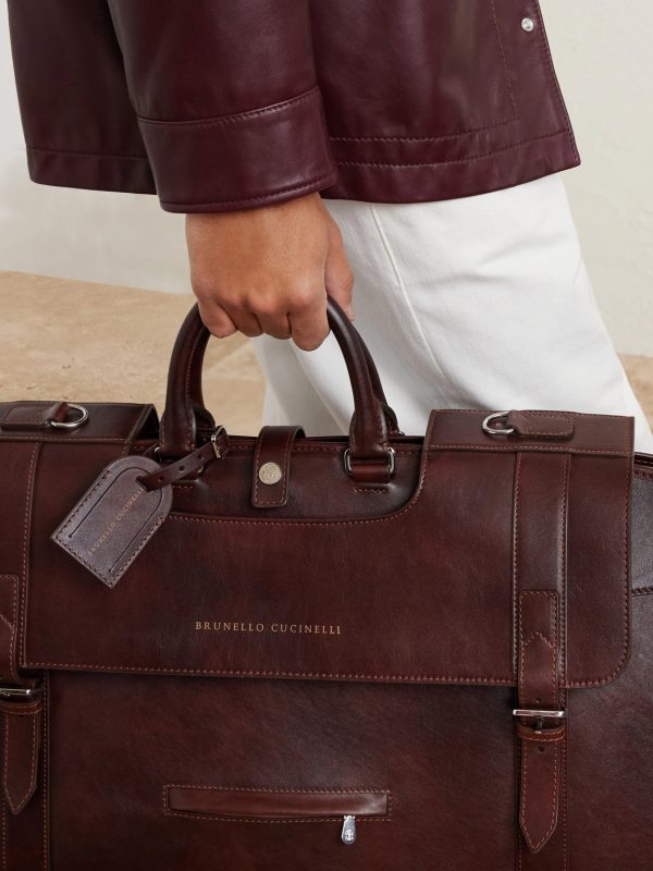 Leather Suit Carrier - E2