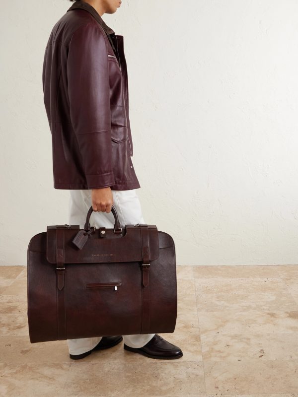 Leather Suit Carrier - OU