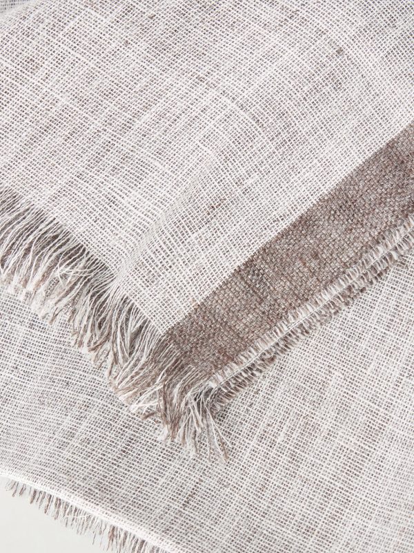 Fringed Linen Scarf - CU