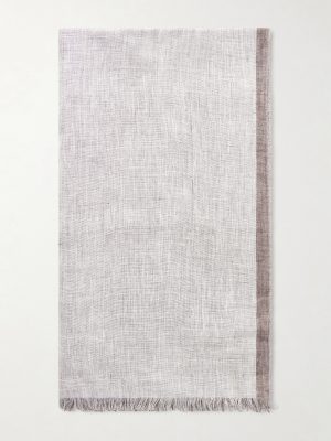 Fringed Linen Scarf Fringed Linen Scarf