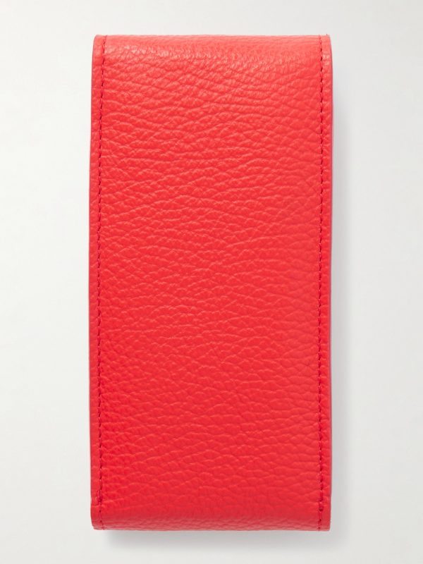 Portobello Full-Grain Leather Watch Pouch - BK