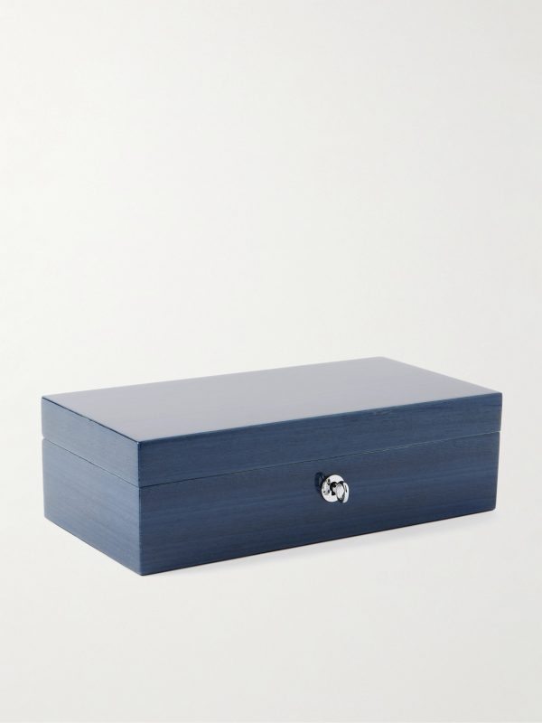 Heritage Lacquered Cedar 4-Piece Watch Box - E1 Heritage Lacquered Cedar 4-Piece Watch Box - E1