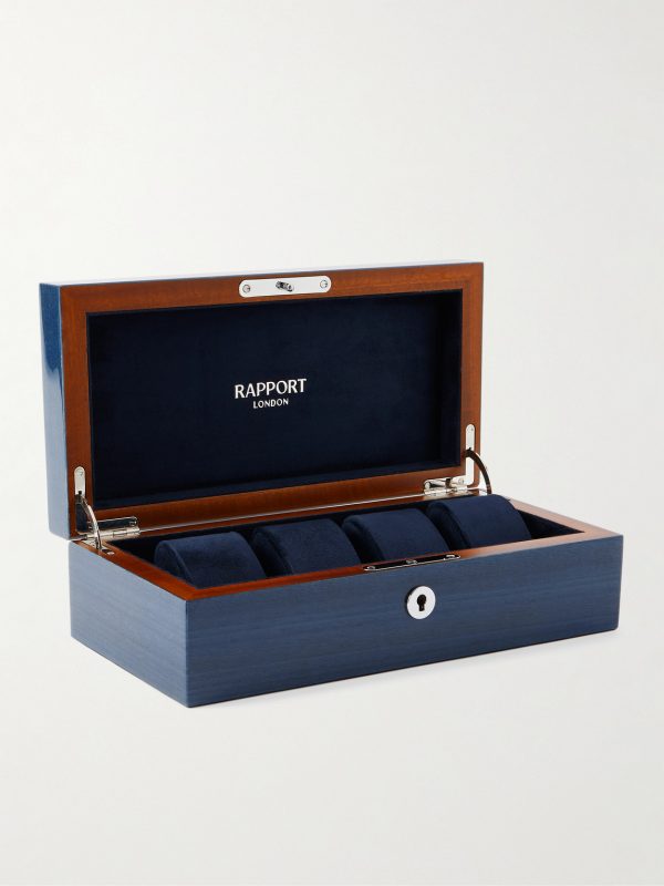 Heritage Lacquered Cedar 4-Piece Watch Box Heritage Lacquered Cedar 4-Piece Watch Box