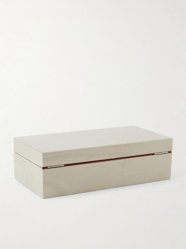 Heritage Lacquered Cedar Four-Piece Watch Box - BK