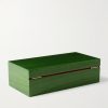 Heritage Lacquered Cedar Four-Piece Watch Box - BK Heritage Lacquered Cedar Four-Piece Watch Box - BK