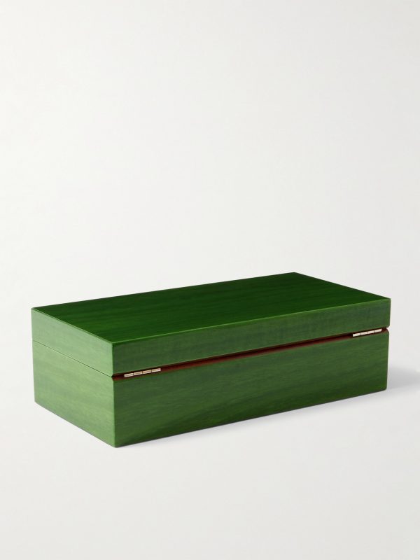 Heritage Lacquered Cedar Four-Piece Watch Box - BK Heritage Lacquered Cedar Four-Piece Watch Box - BK