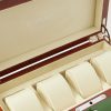 Heritage Lacquered Cedar Four-Piece Watch Box - CU Heritage Lacquered Cedar Four-Piece Watch Box - CU