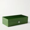 Heritage Lacquered Cedar Four-Piece Watch Box - E1 Heritage Lacquered Cedar Four-Piece Watch Box - E1