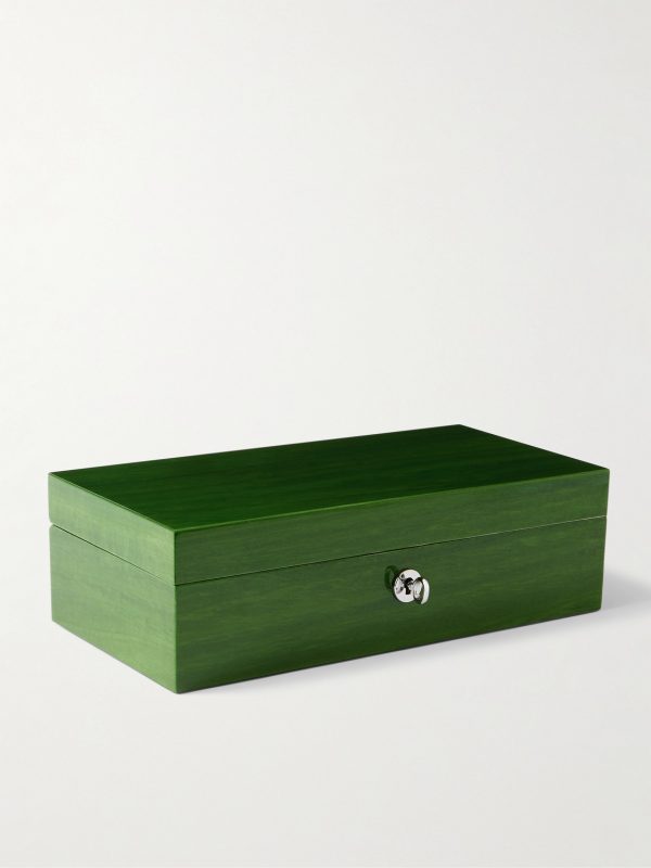 Heritage Lacquered Cedar Four-Piece Watch Box - E1 Heritage Lacquered Cedar Four-Piece Watch Box - E1