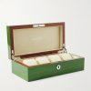 Heritage Lacquered Cedar Four-Piece Watch Box Heritage Lacquered Cedar Four-Piece Watch Box