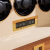 Paramount Walnut and Glass Nine-Piece Watch Winder - CU Paramount Walnut and Glass Nine-Piece Watch Winder - CU