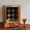 Paramount Walnut and Glass Nine-Piece Watch Winder - OU Paramount Walnut and Glass Nine-Piece Watch Winder - OU