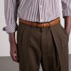 2cm Woven Leather Belt - OU 2cm Woven Leather Belt - OU