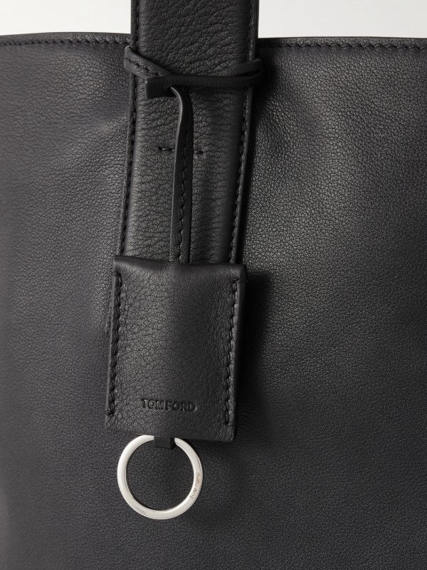 North-South Leather Tote Bag - CU