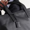 North-South Leather Tote Bag - E2