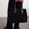 Perforated Suede Tote Bag - FR