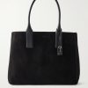 Perforated Suede Tote Bag